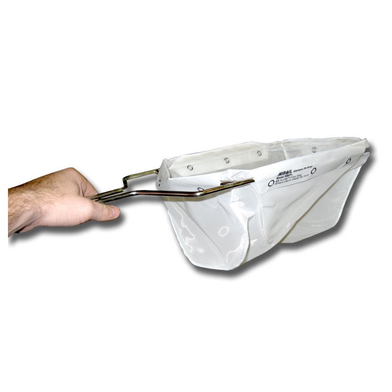Miroil B33PS EZ Flow Fryer Filter Bag and Holder Assembly - 28 lb./Oil Capacity