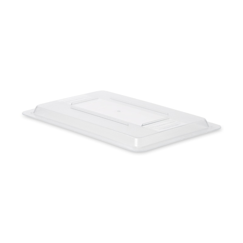Rubbermaid FG331000CLR Polycarbonate Food / Tote Box Lid 18" x 12" - Clear