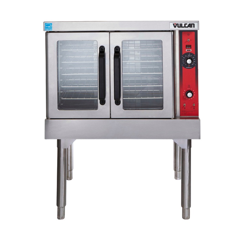 Vulcan VC4ED Single-Deck Full Size Electric Convection Oven with Solid State Controls 40" - 208v/1-3ph