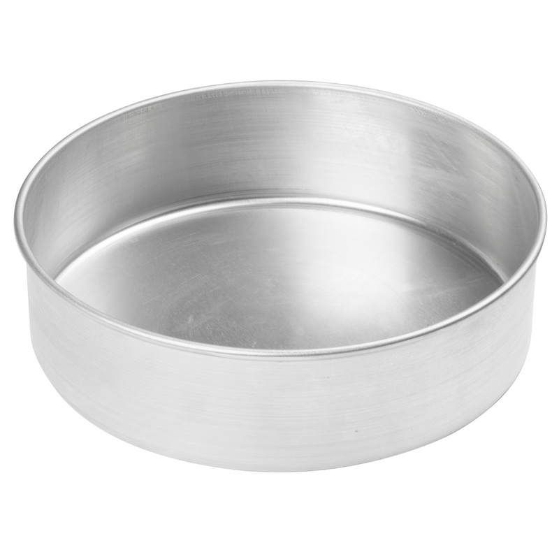Winco ACP-103 Aluminum Layer Cake Pan 10" dia. x 3"