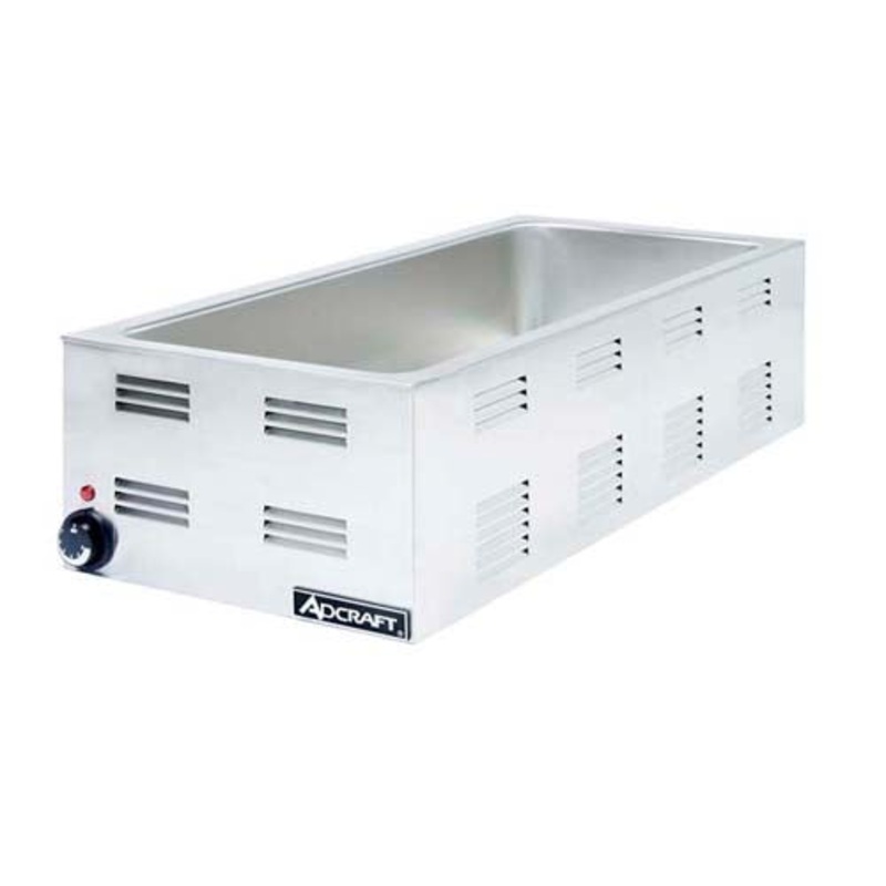 Adcraft FW-1500W Countertop Electric Food Warmer - Holds (1) 4/3 Size Pan - 120v