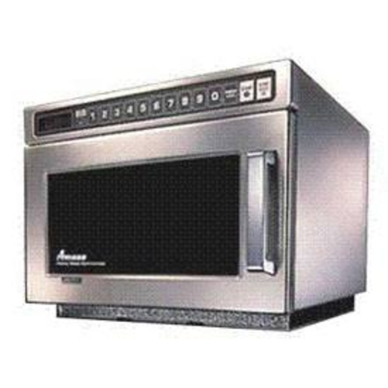 Amana HDC212 Heavy Duty Stainless Steel Commercial Microwave - 208-240V, 2100W