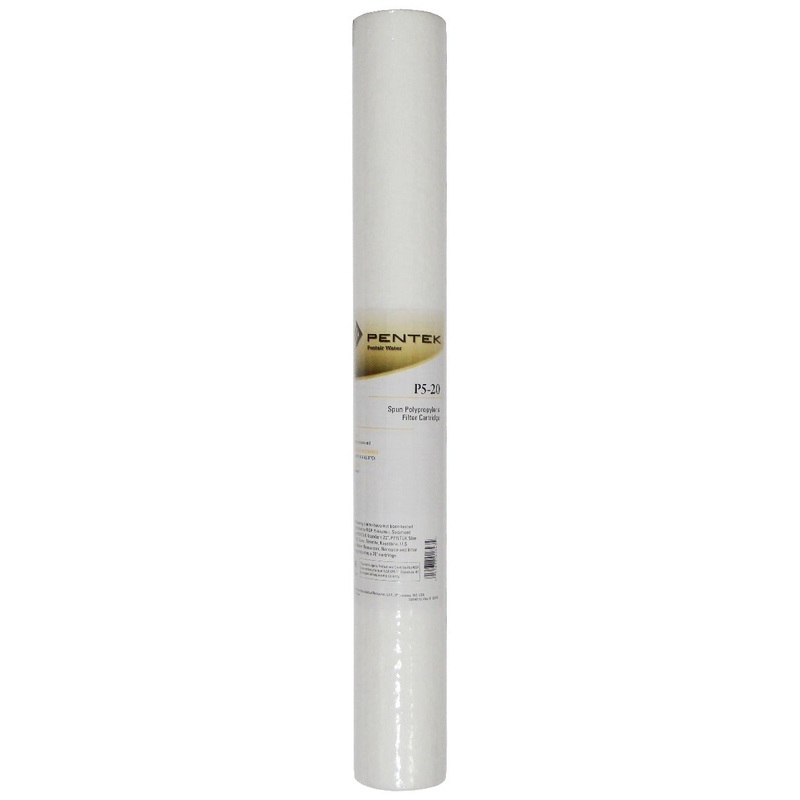 Everpure 155016-43 P5-20 Pentair Pentek P-Series Spun Bonded Polypropylene Pre-Filter Cartridge 20" - 5 Micron and 10 GPM