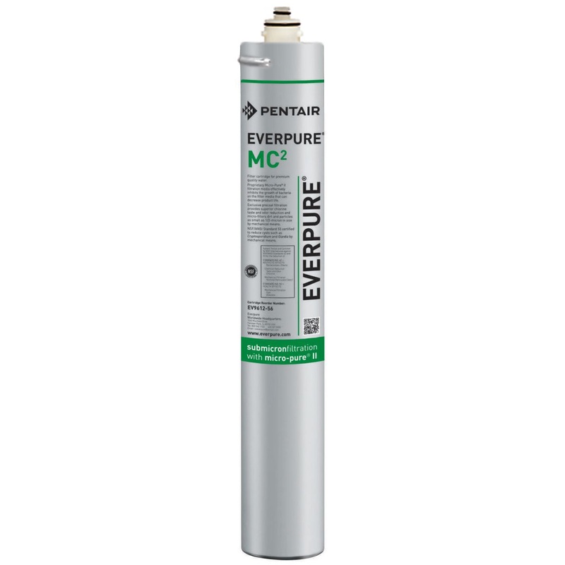 Everpure EV9612-56 MC2 Replacement Water Filter Cartridge - .5 Micron and 1.67 GPM