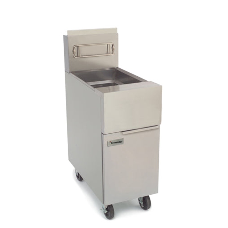 Frymaster GF40 LP Propane Standard Floor Fryer with Millivolt Controls and Temperature Probe - Holds 50 lbs. - 122,000 BTU
