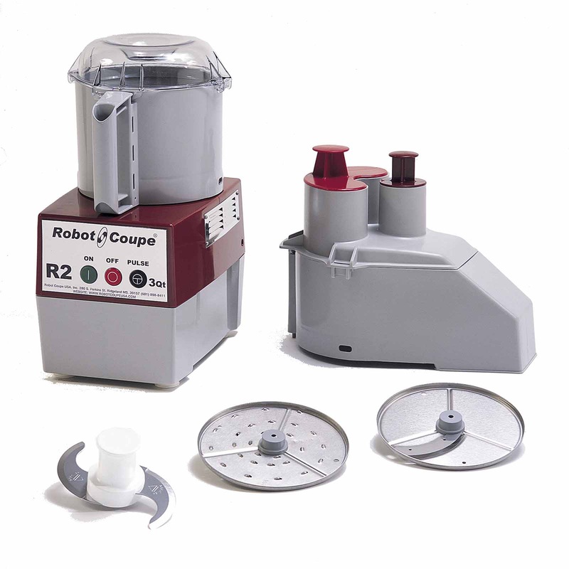 Robot Coupe R2N Combination Continuous Feed Food Processor w/ 3 qt. Bowl - 1 HP