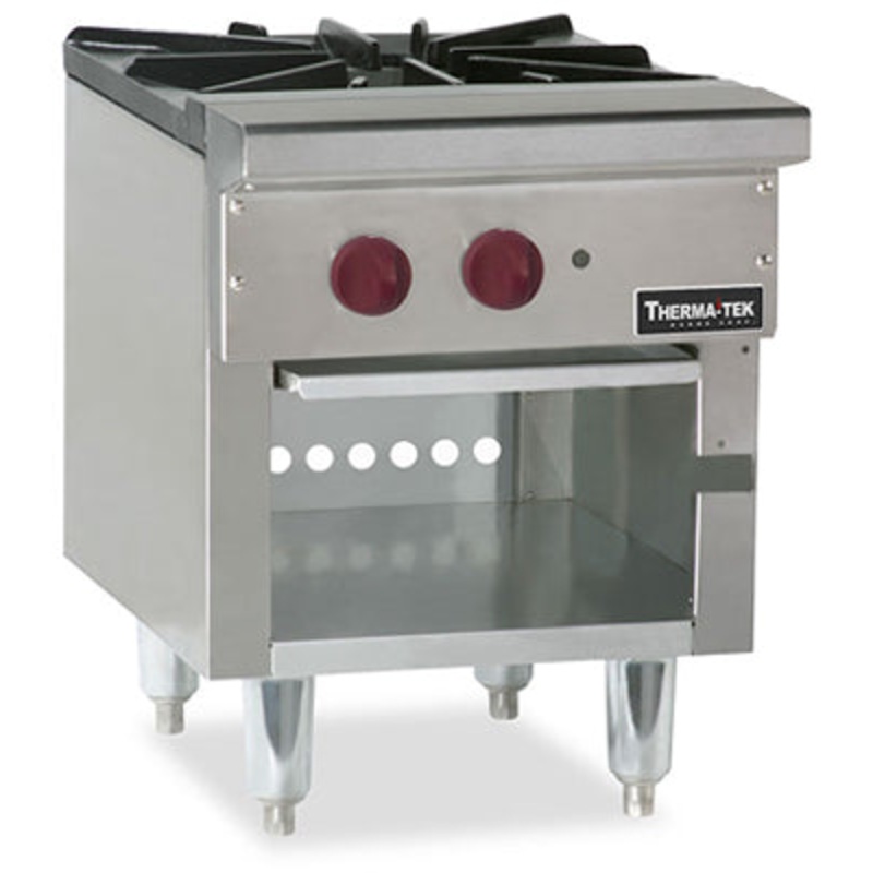 Therma-Tek TSP18LP LP Gas Stock Pot Range w/ 1 Burner 18" - 100,000 BTU
