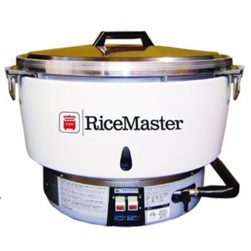 Town RM-55N-R RiceMaster Commercial Natural Gas Rice Cooker - 55 Cup Raw/Capacity - 34,600 BTU