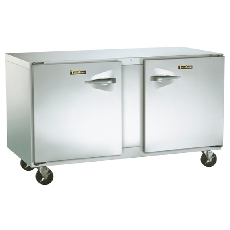 Traulsen UHT48-LR Undercounter 2 Solid Door Refrigerator Two Door Hinged Left & Right 48" - 115V
