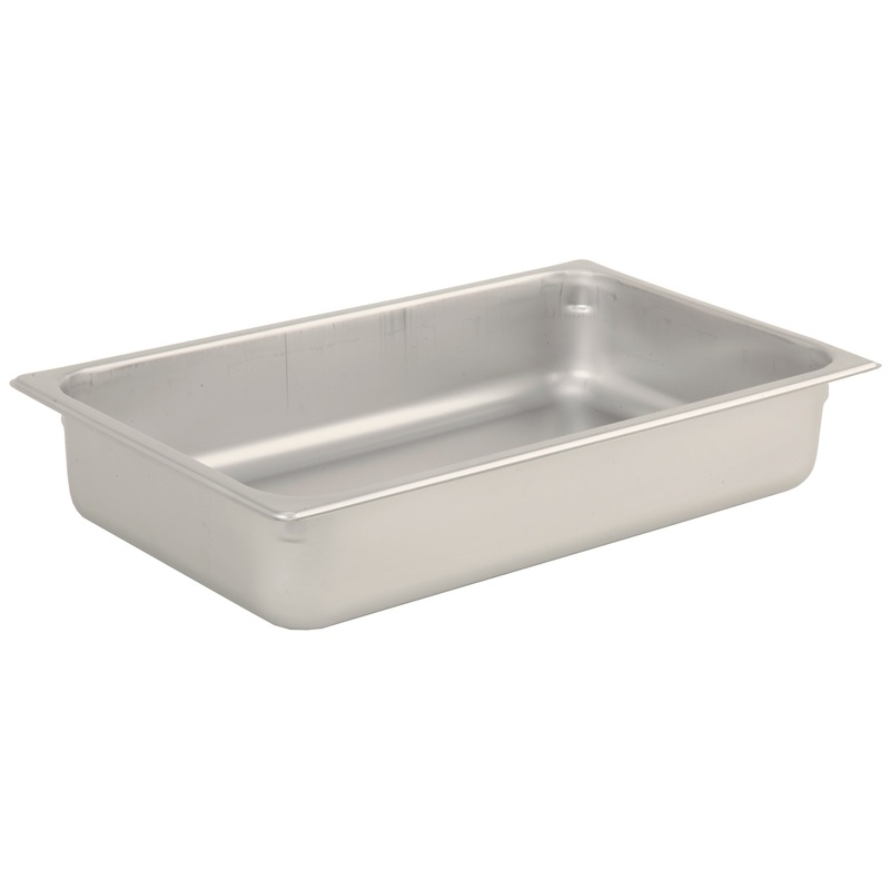 Vollrath 20049 Anti-Jam Stainless Steel Steam Table Food Pan 4" Deep - Full Size