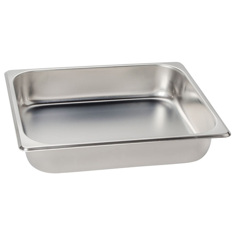 Vollrath 20229 Anti-Jam Stainless Steel Steam Table Food Pan 2-1/2" Deep - 1/2 Size
