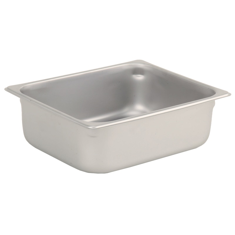 Vollrath 20249 Anti-Jam Stainless Steel Steam Table Food Pan 4" Deep - 1/2 Size