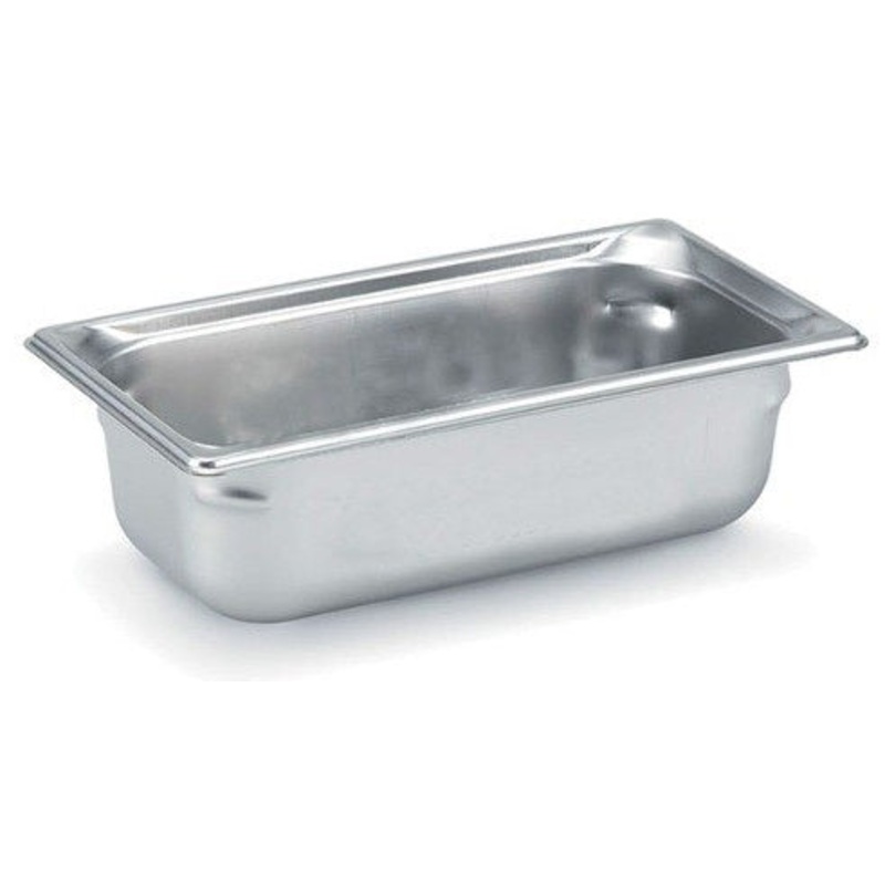 Vollrath 20329 Anti-Jam Stainless Steel Steam Table Food Pan 2-1/2" Deep - 1/3 Size