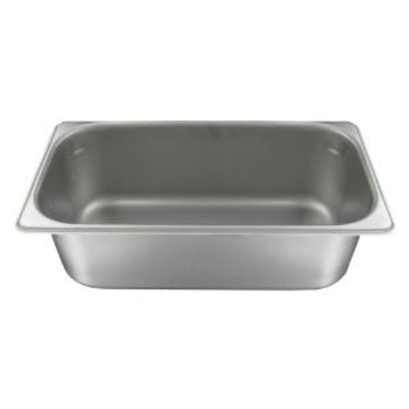 Vollrath 20349 Anti-Jam Stainless Steel Steam Table Food Pan 4" Deep - 1/3 Size