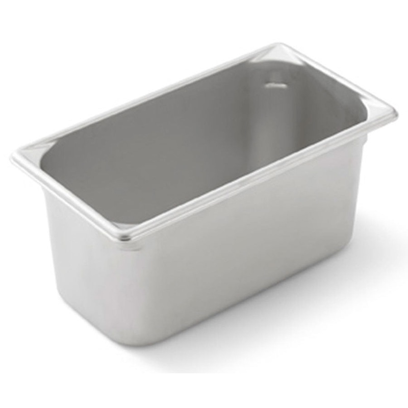 Vollrath 20369 Anti-Jam Stainless Steel Steam Table Food Pan 6" Deep - 1/3 Size