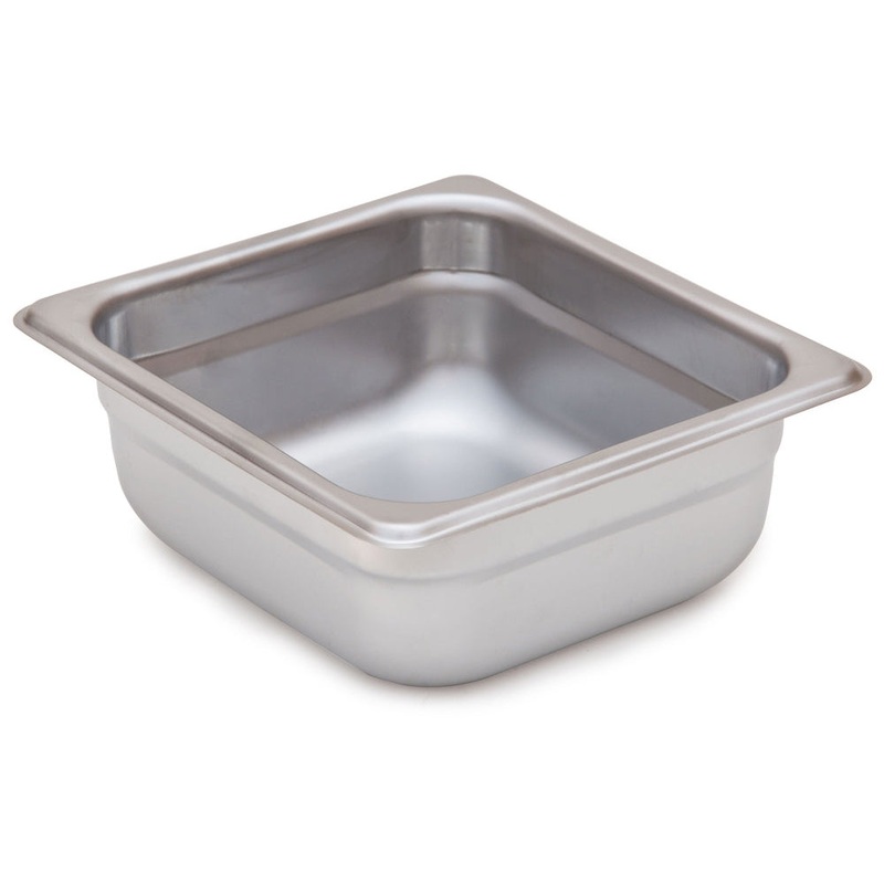 Vollrath 20629 Anti-Jam Stainless Steel Steam Table Food Pan 2-1/2" Deep - 1/6 Size