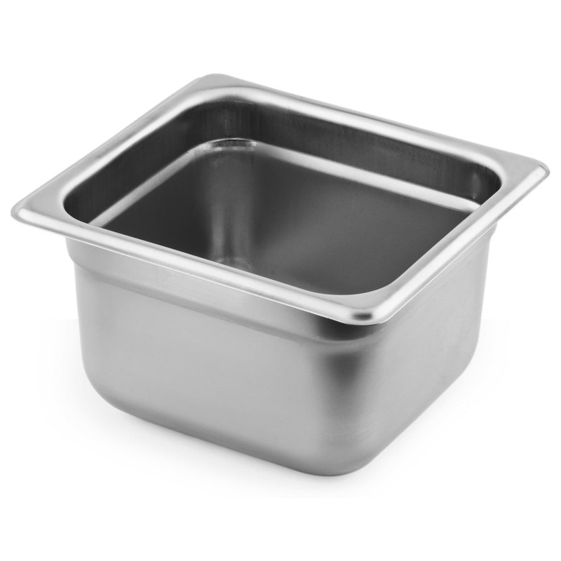 Vollrath 20649 Anti-Jam Stainless Steel Steam Table Food Pan 4" Deep - 1/6 Size
