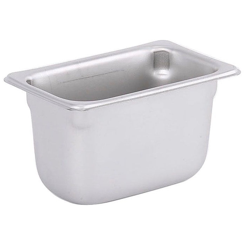 Vollrath 20949 Anti-Jam Stainless Steel Steam Table Food Pan 4" Deep - 1/9 Size