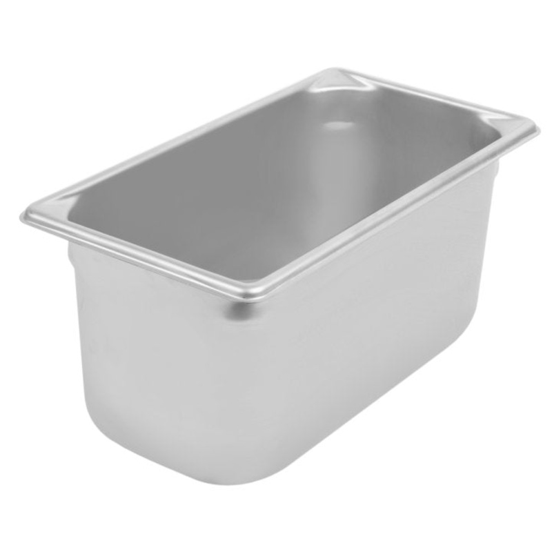 Vollrath 30362 Super Pan V Anti-Jam Stainless Steel Steam Table Food Pan 6" Deep - 1/3 Size
