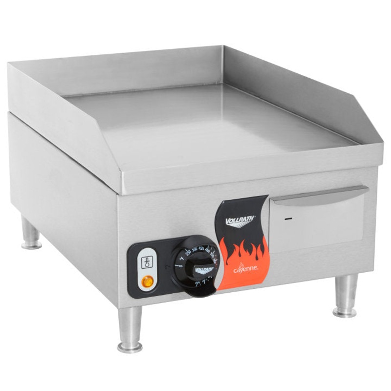 Vollrath 40715 - Cayenne Countertop Electric Griddle 16" - 120v
