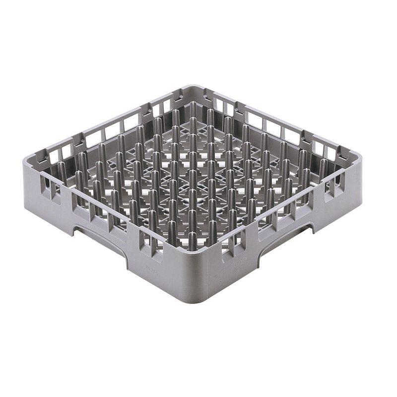 Cambro PR314151 Camrack Full Size 9 x 9 Peg Rack 19-3/4" sq. - Soft Grey