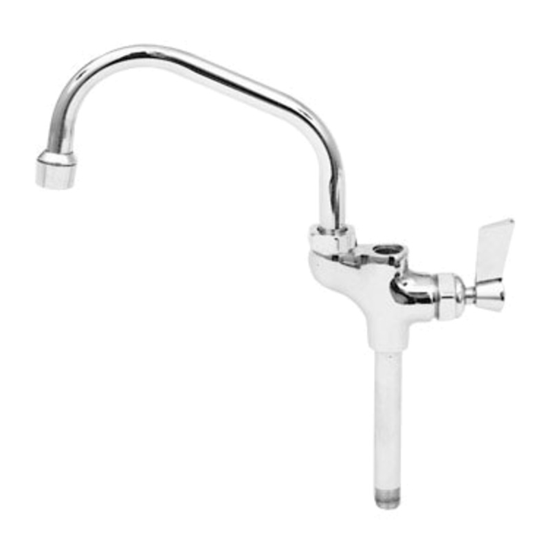 Fisher 2901-12 Add-On Faucet with 12" Swing Spout For Pre-Rinse Units