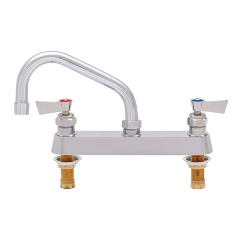 Fisher 3313 Deck Mount Faucet with 12" Swing Spout - 8" Centers