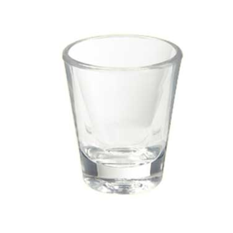 GET SW-1409-1-CL SAN Plastic Shot Glass 1-1/2 oz. - Clear - 24/Case