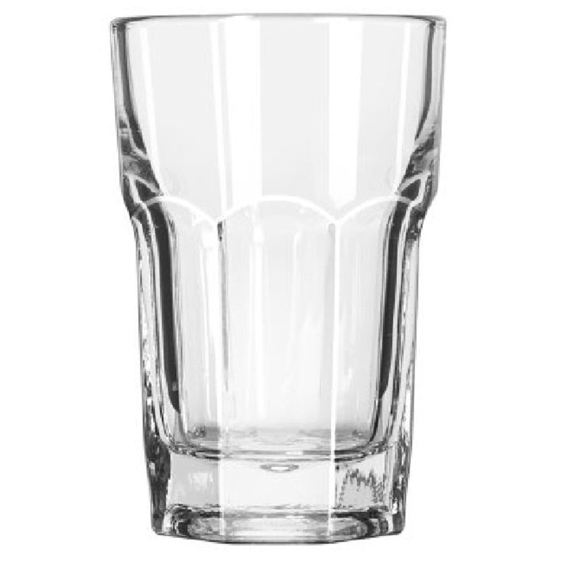 Libbey 15236 Gibraltar Hi-Ball Glass 9 oz. - Clear - 36/Case