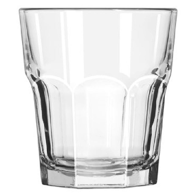Libbey 15243 Gibraltar Double Rocks Glass 12 oz. - Clear - 36/Case