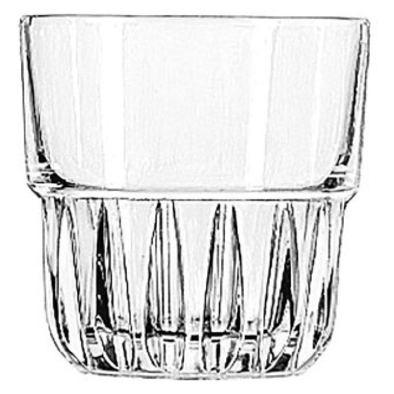 Libbey 15432 Everest Stackable Rocks Glass 7 oz. - Clear - 36/Case