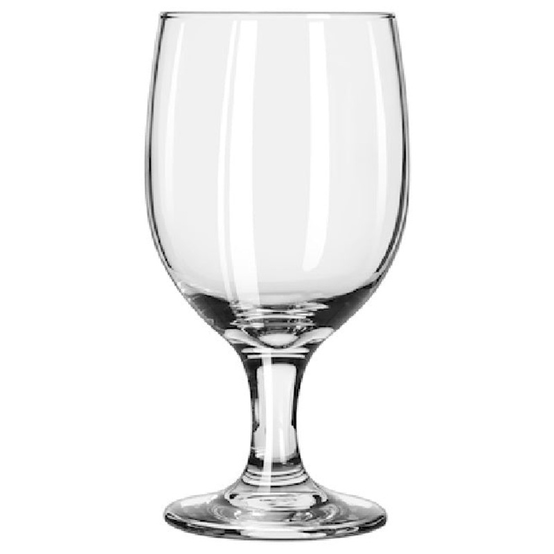 Libbey 3711 Embassy Glass Goblet 11-1/2 Oz. - Clear - 24/Case