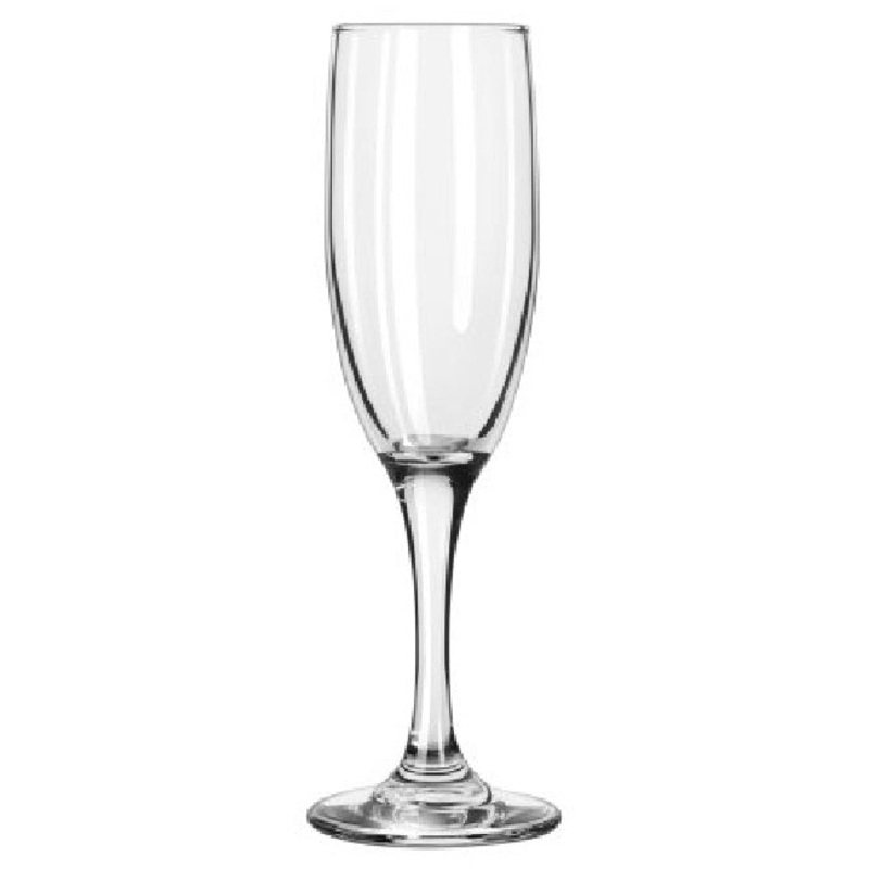 Libbey 3795 Embassy Champagne Flute Glass 6 oz. - Clear - 12/Case