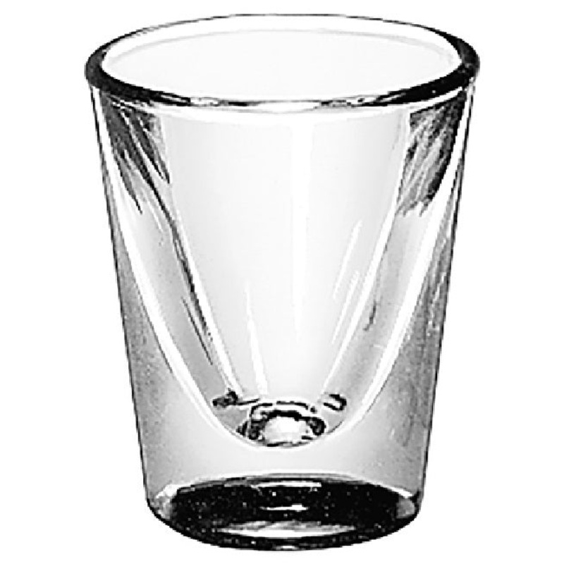 Libbey 5122 Whiskey Shot Glass 1 oz. - Clear - 72/Case