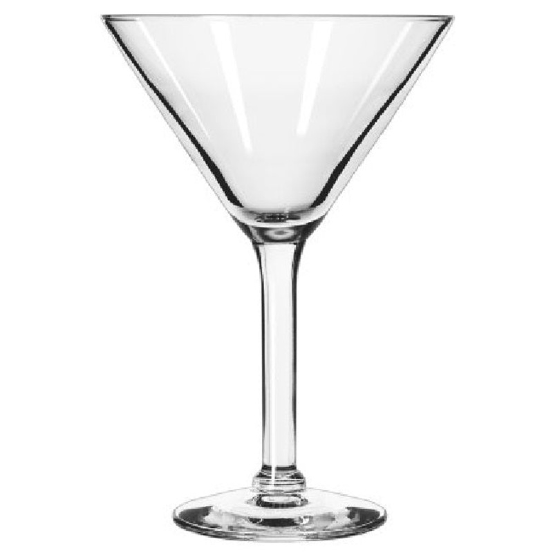 Libbey 8480 Salud Grande Martini Glass 10 oz. - Clear - 12/Case