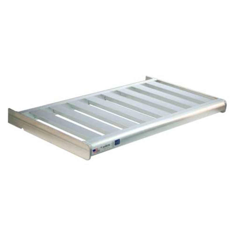 New Age 2531 Aluminum "Quick Change" Cantilever T-Bar Shelf 36"W x 24"D