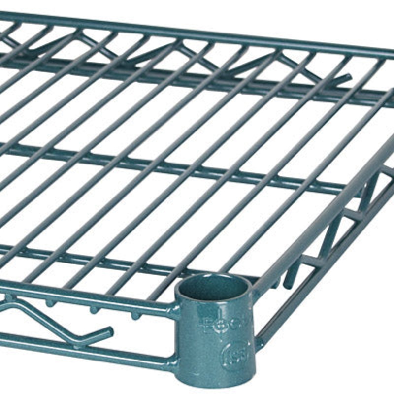 Olympic J1824K Green Epoxy Wire Shelf  18" x 24"