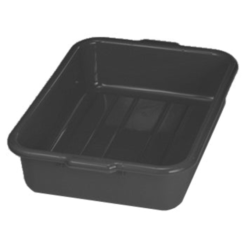 TableCraft P1529B Bus Tub 21-1/4" x 15-3/4" - Black