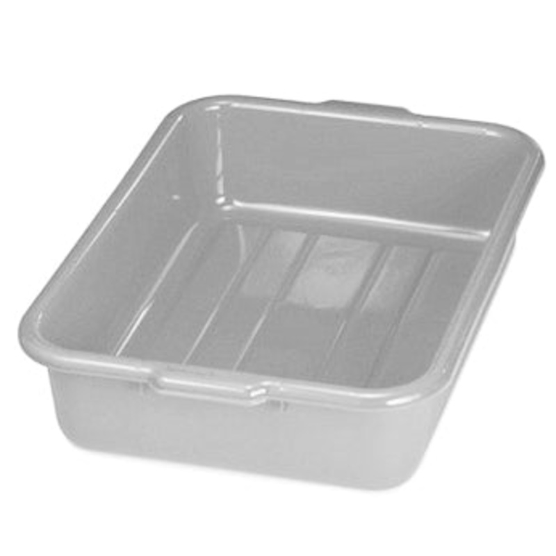 TableCraft P1529G Bus Tub 21-1/4" x 15-3/4" x 5" - Gray