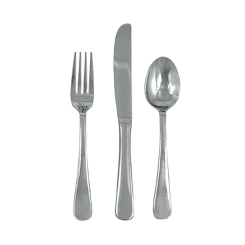 Update International DU-704 Duke Stainless Steel Extra Heavy Weight Iced Tea Spoon 7-1/2" - 12/Box
