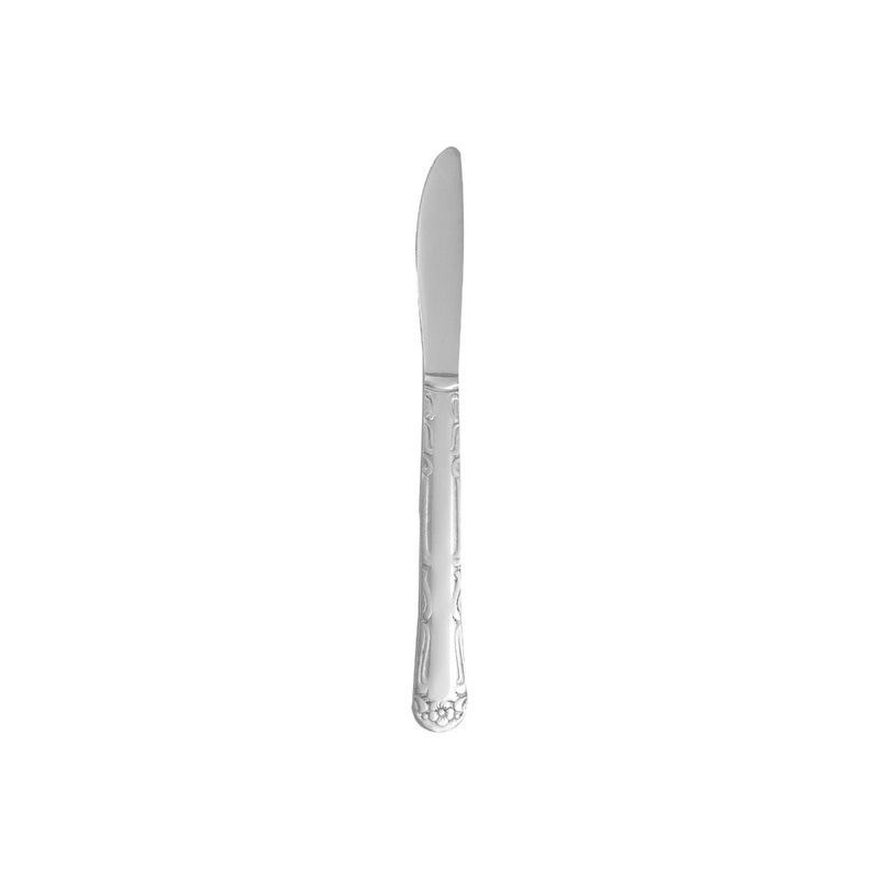 Walco WL1145 Barclay Stainless Steel 1-Piece Dinner Knife 8-5/8" - 12/Box