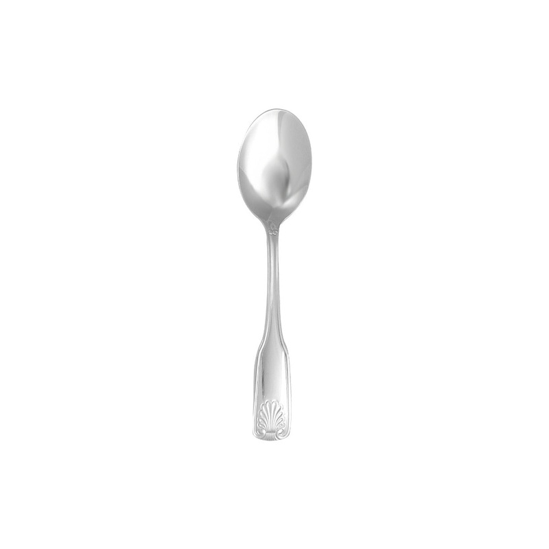 Walco WL2807 FanFare Stainless Steel Heavy Weight Dessert Spoons - 6-7/8" - 24/Box