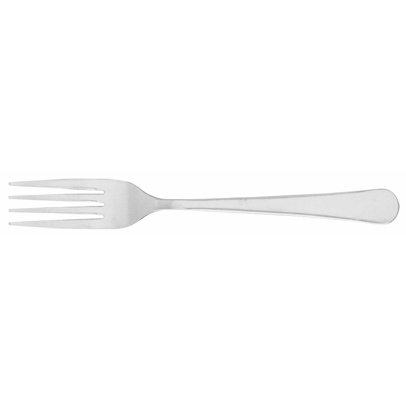 Walco WL7205 Windsor 18/0 Stainless Steel Medium Weight Dinner Fork 7" - 24/Box