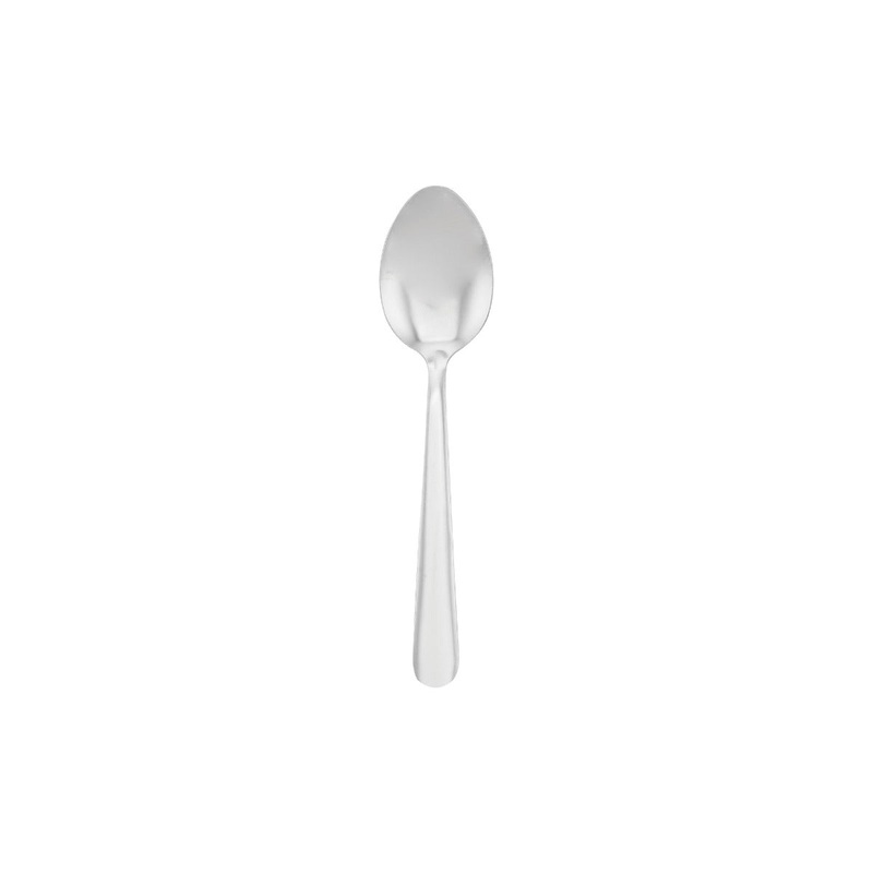 Walco WL7207 Windsor 18/0 Stainless Steel Medium Weight Dessert Spoon 6-15/16" - 24/Box