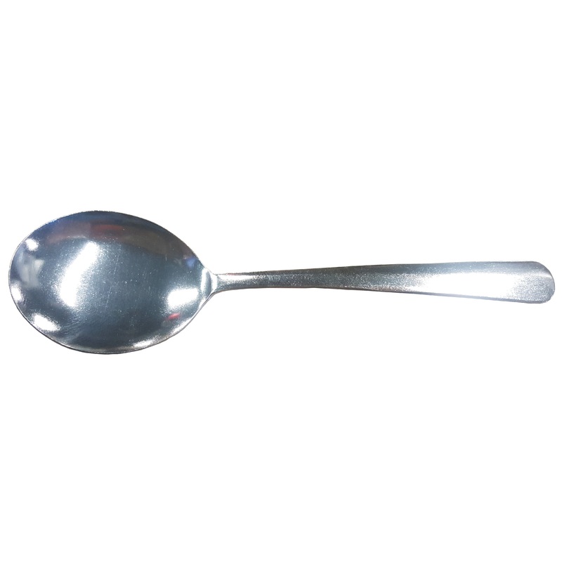 Walco WL7212 Windsor 18/0 Stainless Steel Medium Weight Bouillon Spoon 5-7/8" - 24/Box