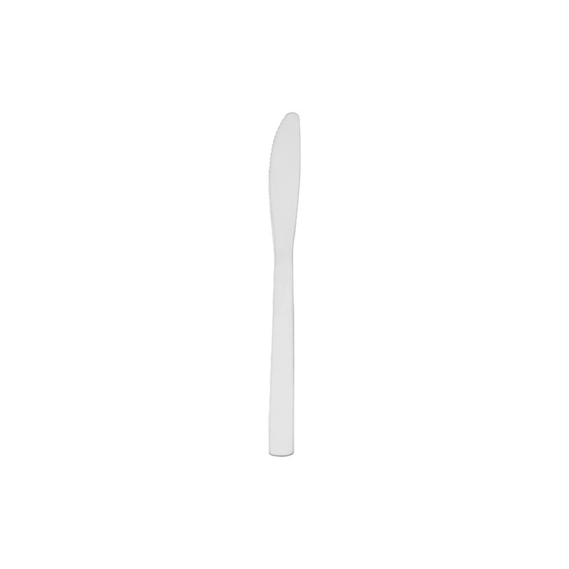Walco WL7224 Windsor 18/0 Stainless Steel Medium Weight Dinner Knife 7-15/16" - 12/Box