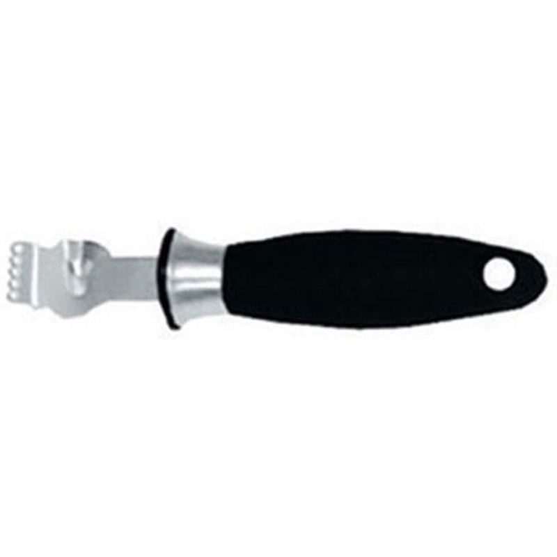 Adcraft GRP-7ZP Get-A-Grip Zester / Peeler with Black Handle 7"