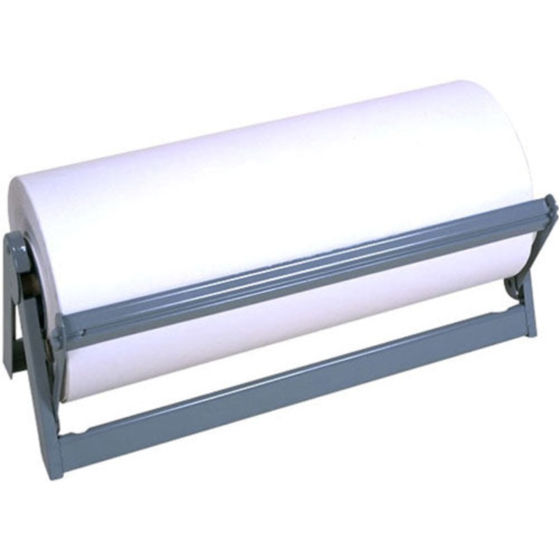 Bulman A500-18 Standard All-In-One Dispenser/Cutter for Butcher Paper 18" - Gray