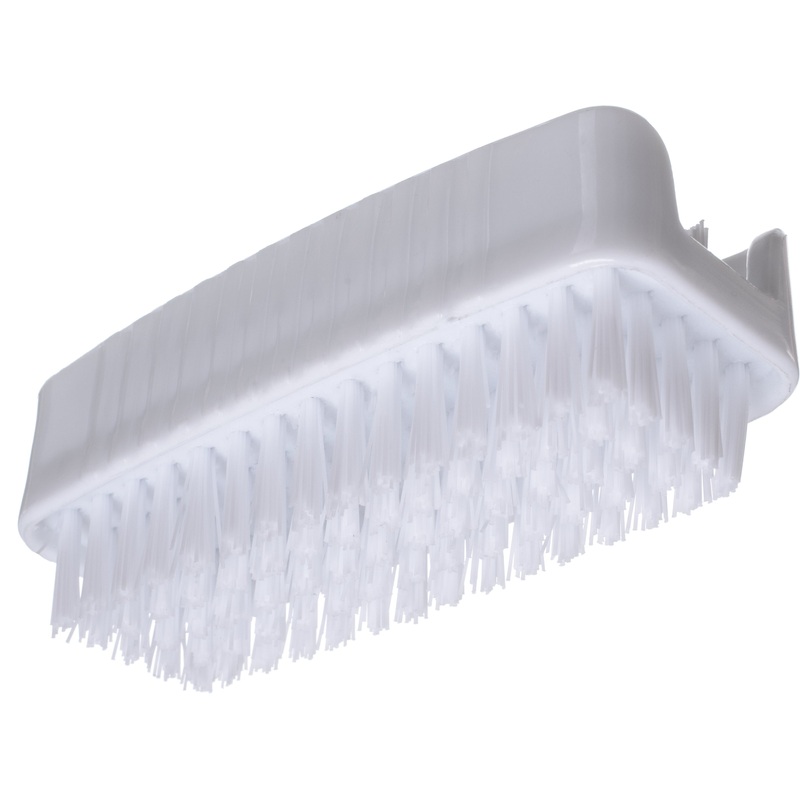 Carlisle 3623900 Sparta Double-Sided Hand and Nail Brush 3-1/2" - White