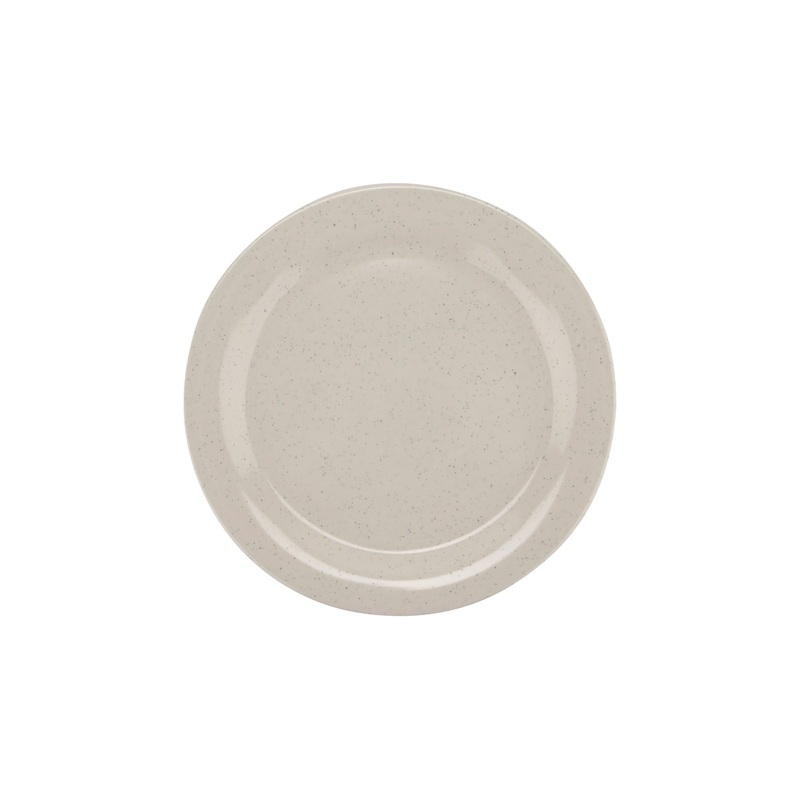 GET BF-090-IR Santa Fe Melamine Round Plate 9" - Ironstone - 24/Case